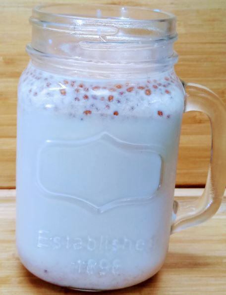Garden cress oats milkshake