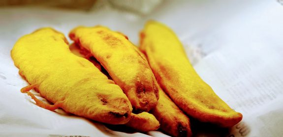 pazham pori or ripe plantain fry