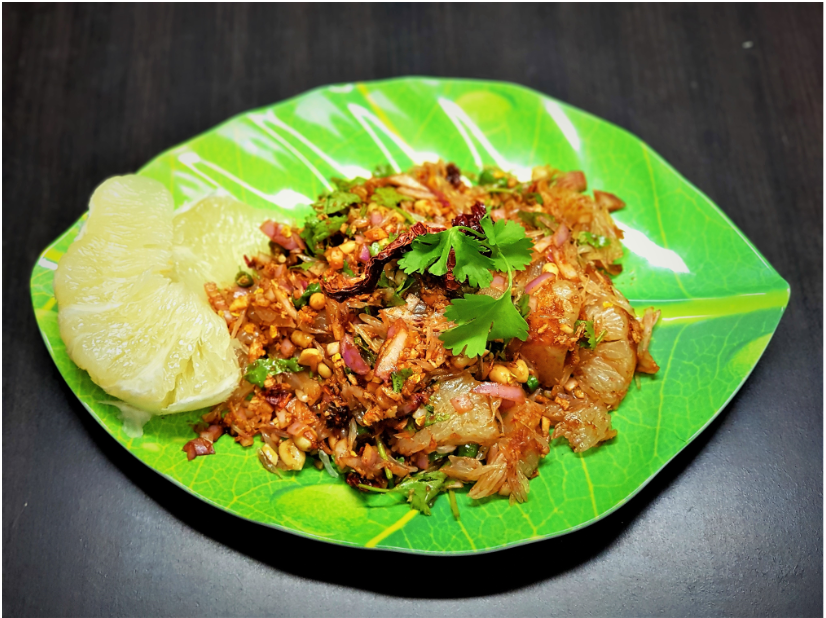 Pomelo Salad Vegetarian Recipe (Thai Pomelo Salad Recipe)