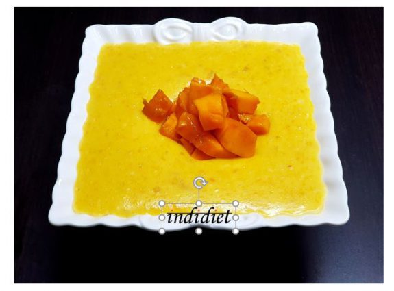 Fruit custard recipe